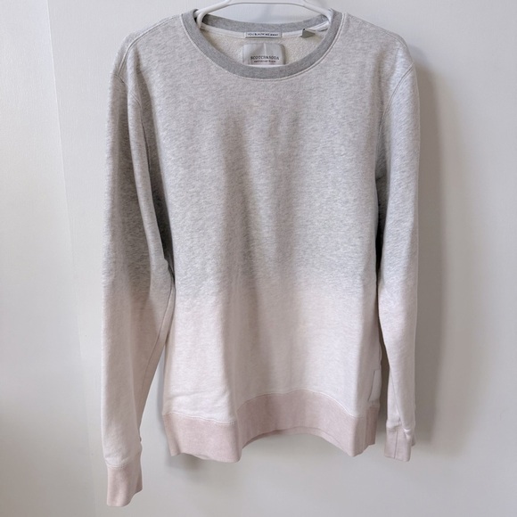 Scotch & Soda You Blauw Me Away Ombre Crewneck Sweatshirt - Picture 2 of 11